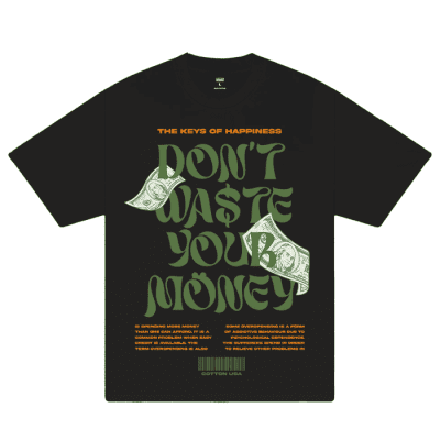 Money The Keys Of Happiness Unisex T-Shirt Cotton Graphic Tee