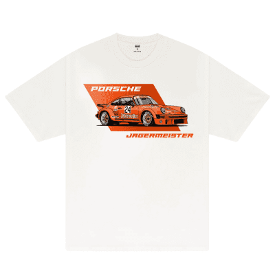 Porsche Flamboyant Orange Jagermeister Unisex T-Shirt Cotton Tee