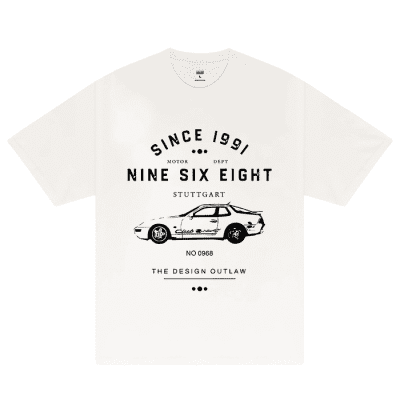Porsche Nine Six Eight Unisex T-Shirt Cotton Tee