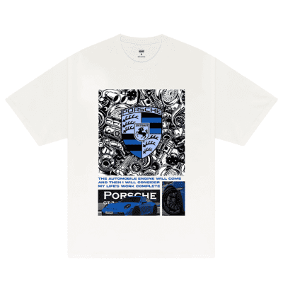 Porsche The Auto Mobile Unisex T-Shirt Cotton Tee