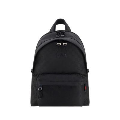 Gucci GG Pattern Nylon Backpack
