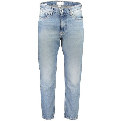 Calvin Klein Light Blue Cotton Men Jeans