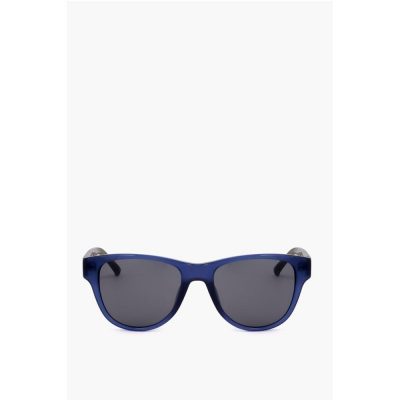Linda Farrow PHILLIP LIM Wayfarer Sunglasses with Animal Patterned Detail