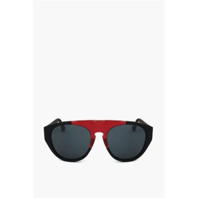 Linda Farrow KRIS VAN ASSCHE Aviator Sunglasses with Two-tone Frame