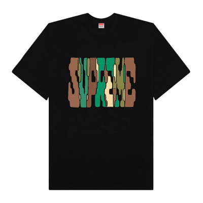 Camouflage Supreme Logo Unisex T-Shirt Cotton Graphic Tee