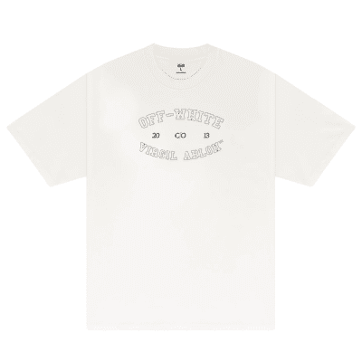 Off-White Black College Skate Unisex T-Shirt Cotton Graphic Tee