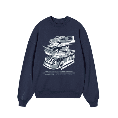 Porsche The Perfect Racing Sweater Unisex Cotton Graphic Sweatshirt