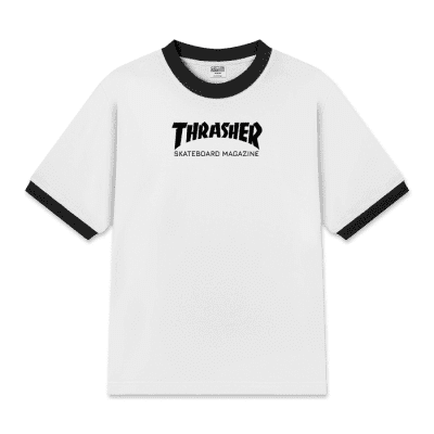 Unisex Ringer Cotton Relaxed Fit Thrasher Skate Mag